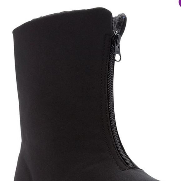 Propet Black Madi Front-Zip Boot Mid-Calf Length Woman’s Size 10 Narrow READ - Picture 4 of 8